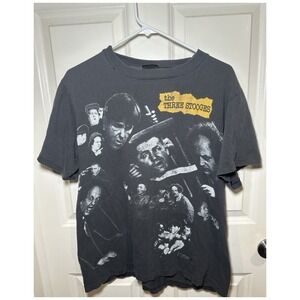 Three Stooges T Shirt Sz L Vintage 1991 Changes Tag Single Stitch